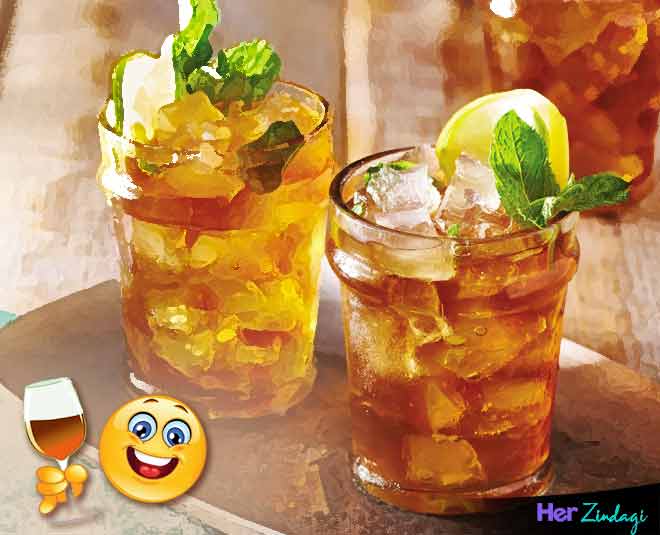 big mint iced tea